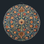 Holland Park Design (von William Morris) Dartscheibe<br><div class="desc">Dieses Design besticht durch ein qualitativ hochwertiges Foto eines originalen Teppichs, der von William Morris (1834-1896) für ein Haus in Holland Park, London entworfen wurde. Morris war ein lebenslanger Bewunderer und Sammler von schönen historischen Teppichen aus verschiedenen Regionen der östlichen Hemisphäre. Besonders geschätzt wurde er für die persische, türkische und...</div>