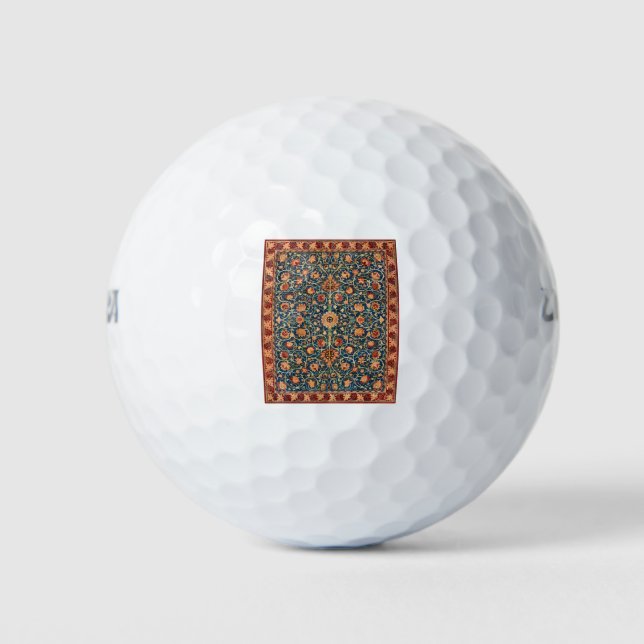 Holland Park Design (von William Morris) Golfball (Vorderseite)
