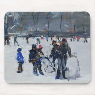 Holland-Park in Schnee 2009 Mousepad