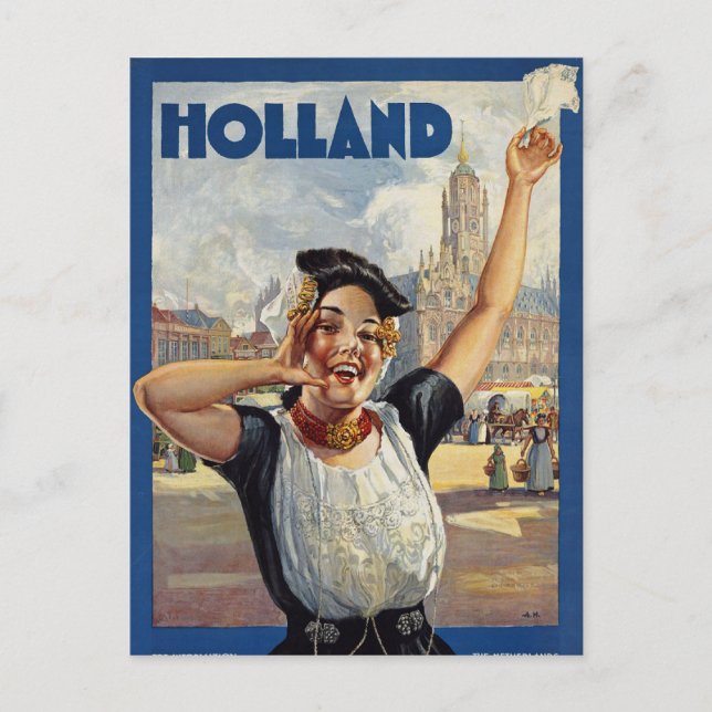 Holland Postkarte (Vorderseite)