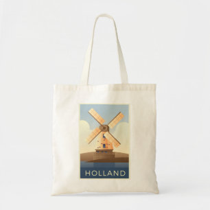Holland Postkarten Tragetasche