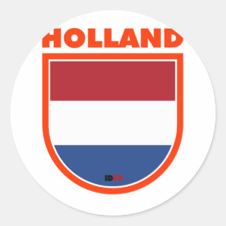 Holland Runder Aufkleber