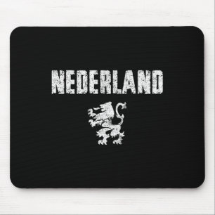 Holland-Shirt Retro Niederlande Dutch Football Nie Mousepad