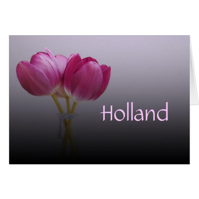 Holland, Spring Tulips Note Card (Vorderseite (Horizontal))
