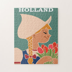Holland Travel Poster Vintag