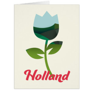 Holland Tulip Vacation Art