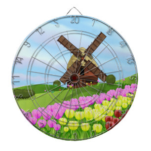 Holland Tulips Dartscheibe