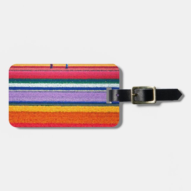 Holland, Tulpefelder Gepäckanhänger (Vorderseite horizontal)