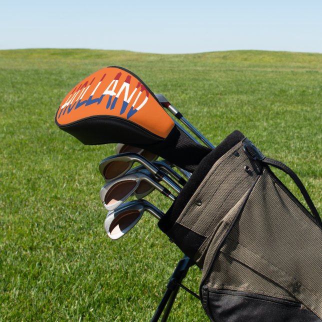 Holland überlagerte sich bei der niederländischen  golf headcover (In SItu)