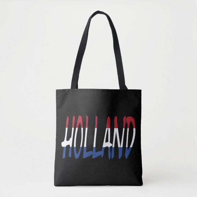 Holland übernahm die niederländische Flagge auf de Tasche (Vorderseite)