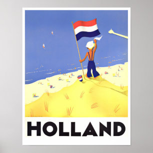 Holland Vintage Reise Poster