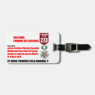 Hollande Record Legions d'Honneur - Gepäcktag Gepäckanhänger