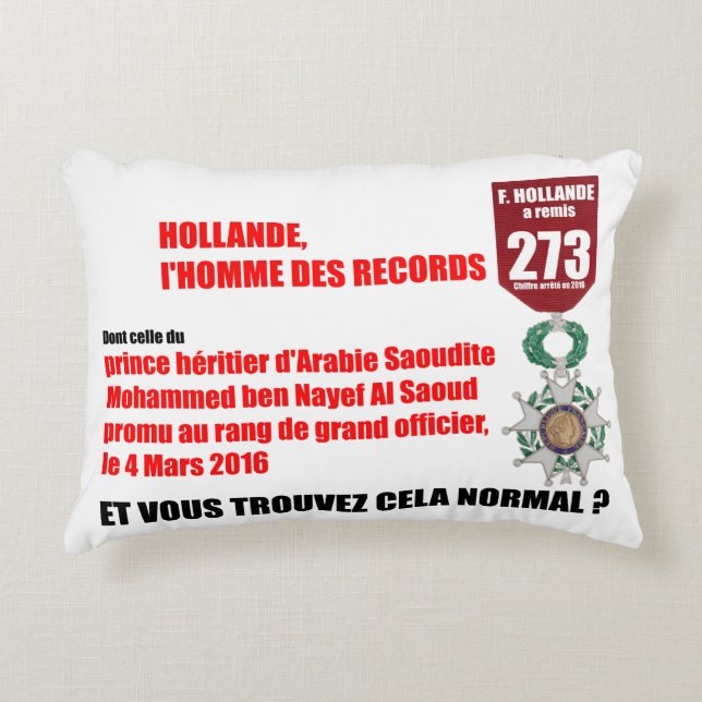 Hollande Record Legions d'Honneur - Pillow Zierkissen (Vorderseite)