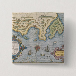 Holländergeschäftskarte der Ostsee Button