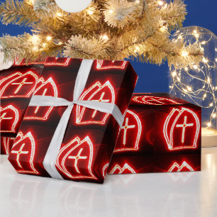 Holländisch Miter Pattern Sinterklaas zum Tag des Geschenkpapier