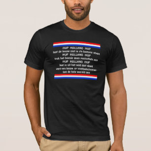 Holländisch Orange Soccer Team Chant Hup Holland  T-Shirt