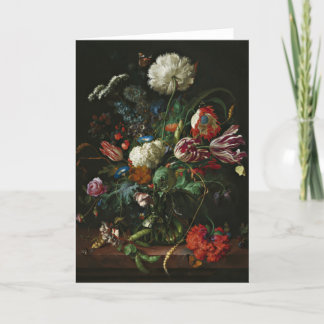 Holländische Blume Malerei Still Life Fine Art Dankeskarte