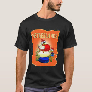 Holländische Flagge Geflügel Hühnchen Coop Ho T-Shirt