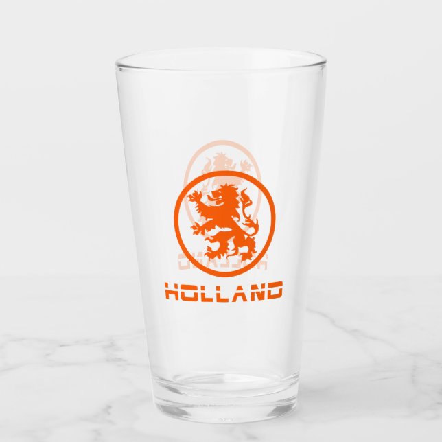 Holländische Getränke Glas (Vorderseite)