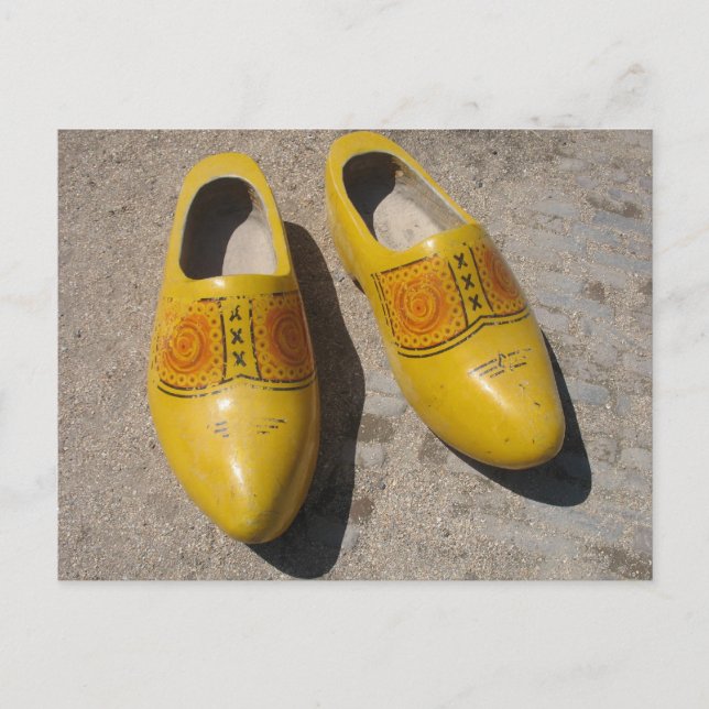 Holländische Holzschuhe in Holland Clogs Postcard Postkarte (Vorderseite)