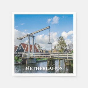Holländische Hubholzbrücke Serviette