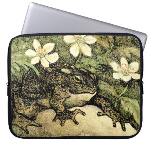 Holländische Jugendstil-Toad und Dogwood Laptopschutzhülle