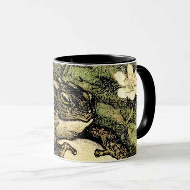 Holländische Jugendstil-Toad und Dogwood Tasse (VorderseiteRechts)