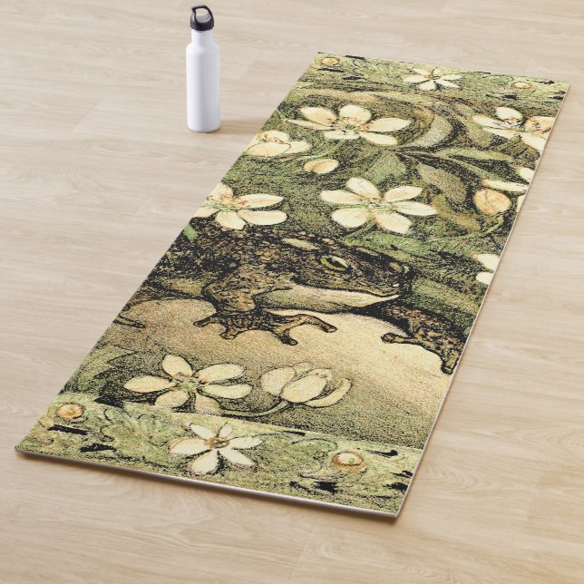 Holländische Jugendstil-Toad und Dogwood Yogamatte (Beispiel)