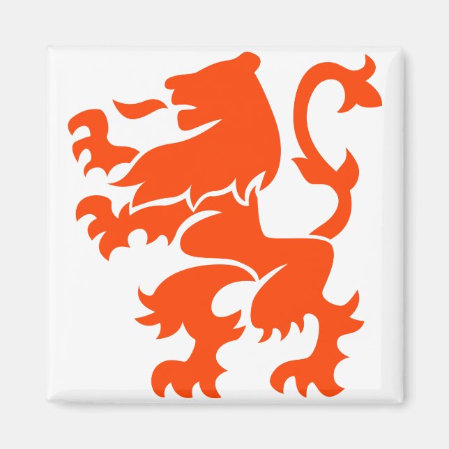 Holländische Löwendecke Magnet (Vorne)