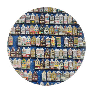Holländische Souvenirs, Amsterdamer Straßenszene. Schneidebrett