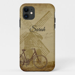 Holländische Szene mit Windmill & Bike Art Case- Case-Mate iPhone Hülle