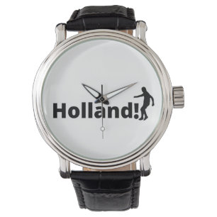 Holländischer Fußball Armbanduhr