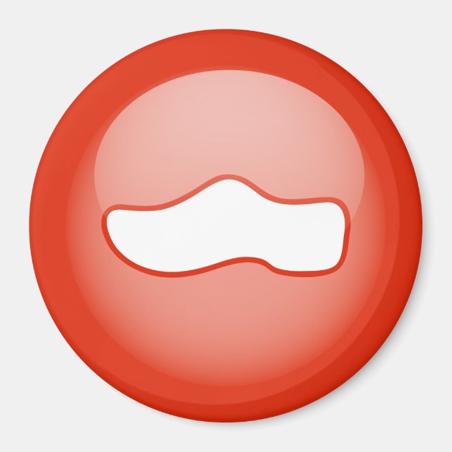 Holländischer Holzschuh Magnet (Vorne)