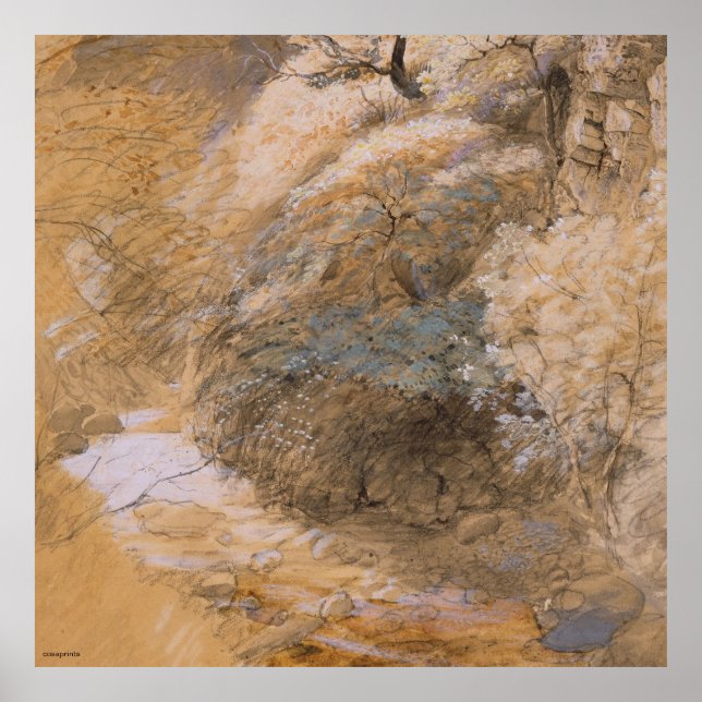 Holländischer Maler van Gogh Vintage Kunst über Poster (Vorne)