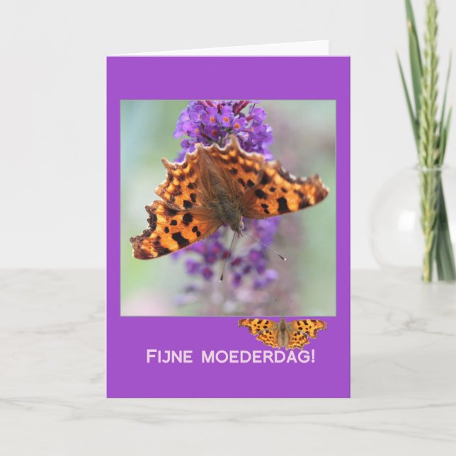 Holländischer Muttertag Karte (Vorderseite)