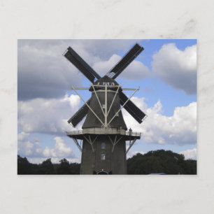 holländisches Windmühle-Poster Postkarte