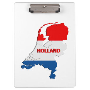 Hollandkarte Klemmbrett