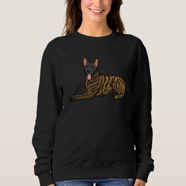 Hollandse Herdershond Dutch Shepherd Dog Sweatshirt (Vorderseite)