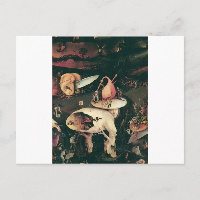Hölle durch hieronymus bosch postkarte (Vorderseite)