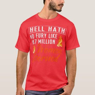 Hölle hat keinen Zorn wie 167 Millionen Frauen, ve T-Shirt