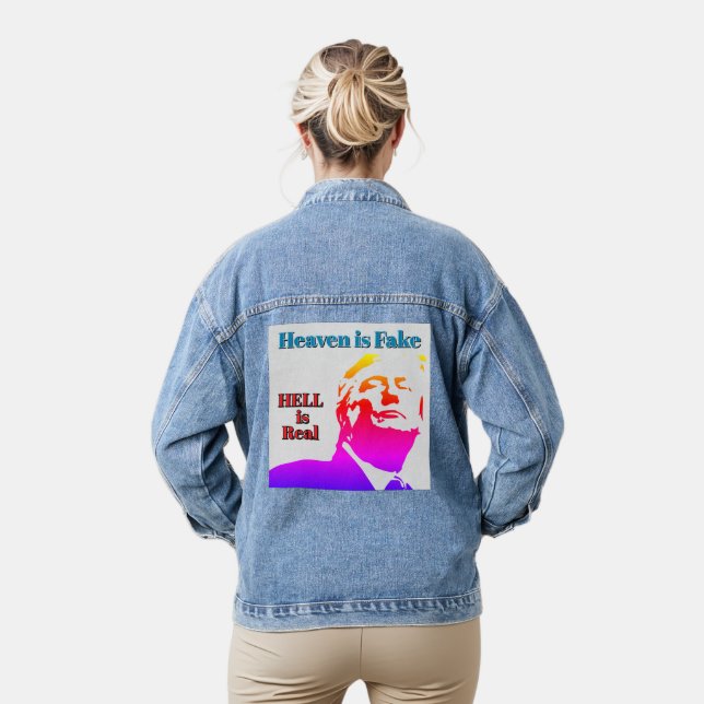 Hölle ist echt Denim Jacke (Modell)