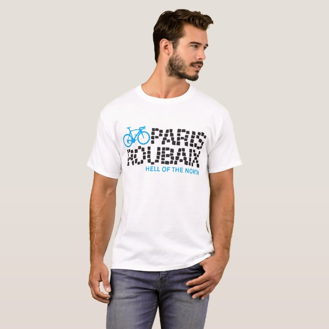 Hölle Paris Roubaix der NordradfahrenT - Shirts (Vorne ganz)