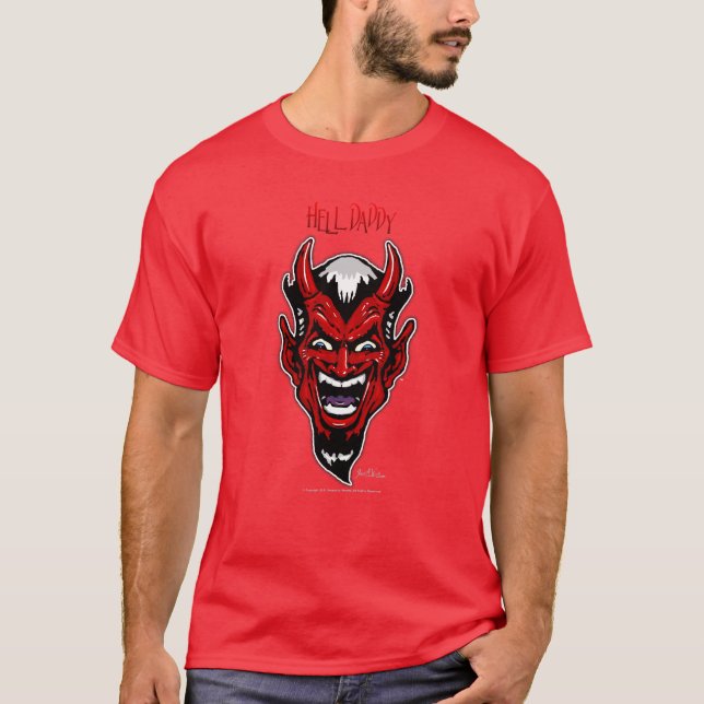 Höllen-Vati - Männer rot T-Shirt (Vorderseite)