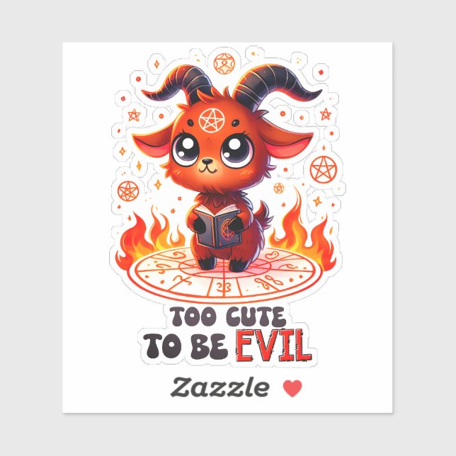 Höllenkutheit Aufkleber (Blatt)