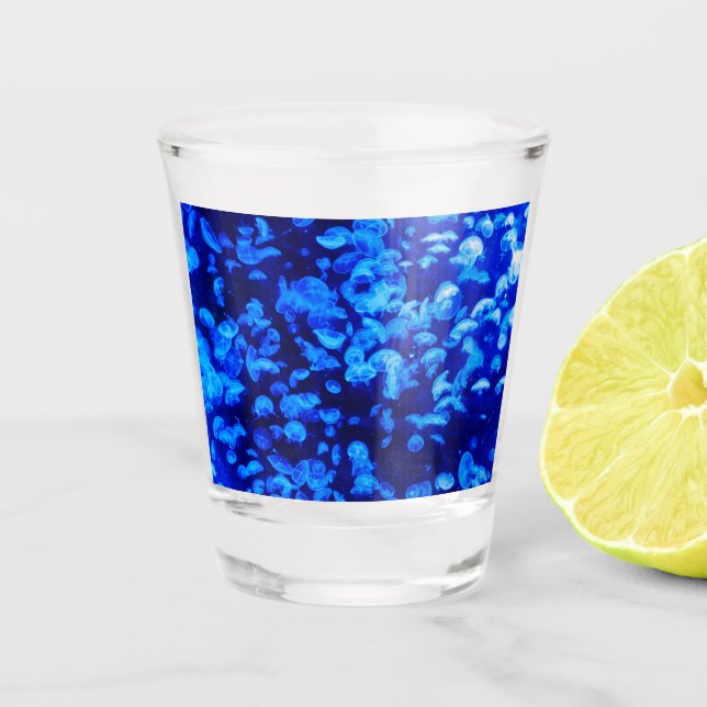 Höllenschaum Schnapsglas (Vorderseite)