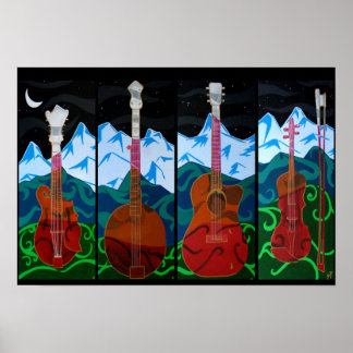 Holler im Mondlicht-Poster Poster