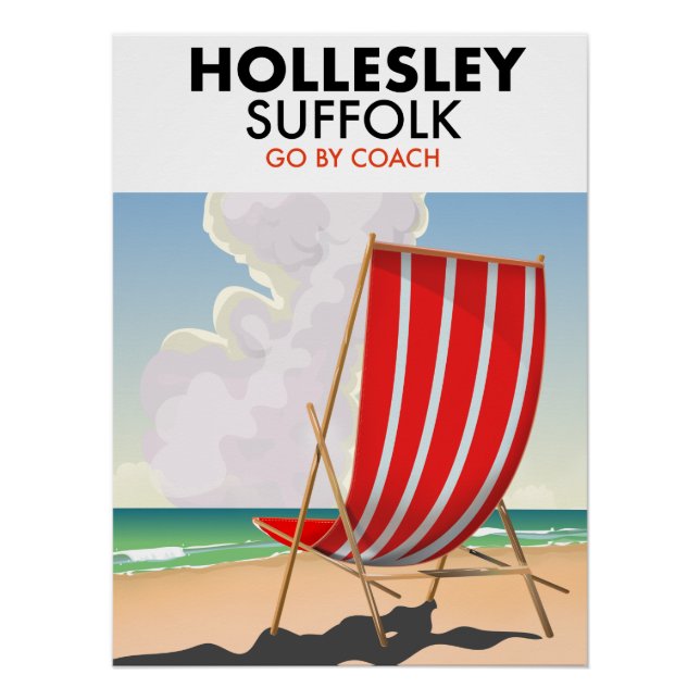 Hollesley Suffolk Reiseposter Poster (Vorderseite)