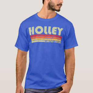 Holley Nachname Lustig Retro Vintage 80er 90er Geb T-Shirt