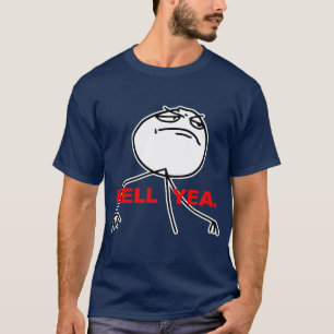 Hölleyea-Raserei-Gesicht Meme T-Shirt