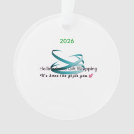 Hollingshead Gift Wrapping 2026 Christmas Ornament